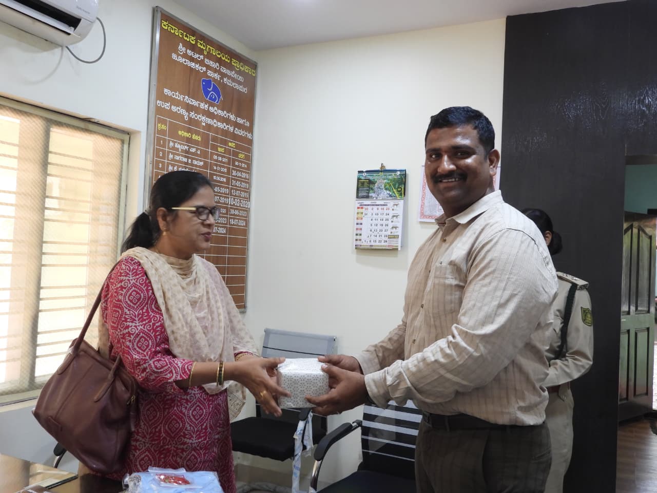 Dignitaries visited our zoo